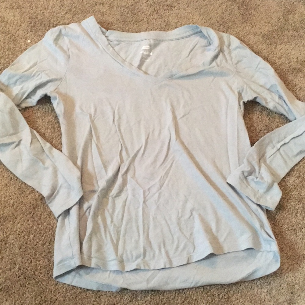 Baby Blue Old Navy Long Sleeve Shirt